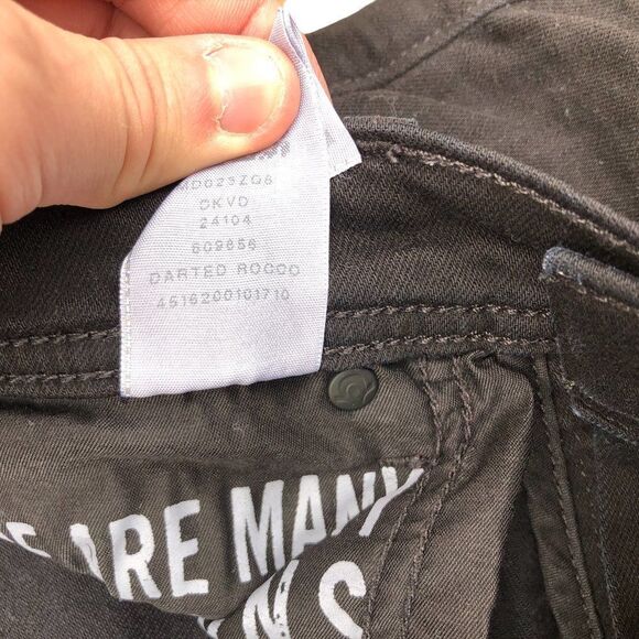 True Religion X Russel Westbrook Jeans Size 29 ROCCO Black - Picture 7 of 7